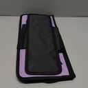 CTWWFS Upgrade Walker Basket with Cup Holder, Foldable Walker Storage Bag for seniors with Big Capacity & Never Tipping Over, Best Gift for Family (Purple)