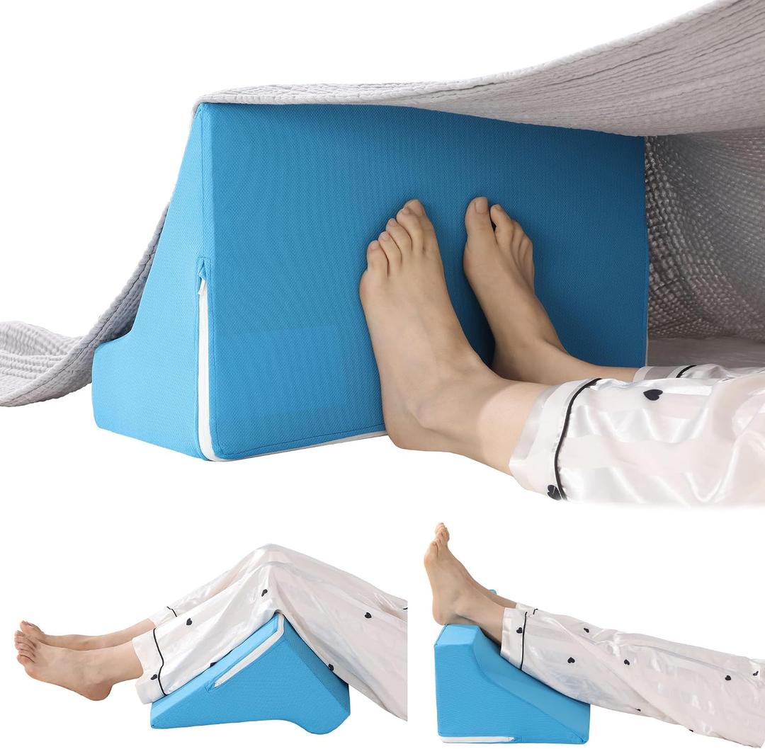 ROYALAY Blanket Lifters for Foot of Bed, Foot Tent Blanket Support Holder for Surgery Recovery, Foot Block Pillow Cradle Tent Sleep Support Supplies for Foot, Ankle, Leg, Knee, Toes Pain(S), Small