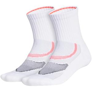 adidas Superlite Performance High Quarter Running Socks M, White/Black/Lucid Red