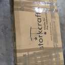 Storkcraft Santos Convertible Crib (Olive & Natural)  GREENGUARD Gold Certified, Fits Standard Crib Mattress, Converts to Toddler Bed and Daybed, 4 Adjustable Mattress Heights, Rounded Edges