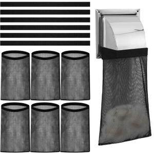6Pcs Dryer Vent Lint Catcher Bags, Lint Trap Catcher for Dryer Vent for Outside