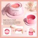 Waxing Kit for Women and Men, GIRLEARLE Wax Warmer Hair Removal at Home with Beads, Multiple Formulas Target Different Types of Sensitive Skin Body, Brazilian Bikini, Eyebrow, Facial