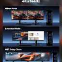 Highwings 80Gbps Displayport Cable 2.1 6.6FT, 16K@60Hz, 8K@120Hz, 4K@240Hz, DP 2.1 Cable 16K Braided Cord, Compatible with HDR10 DSC 1.2a, G-Sync FreeSync Gaming PC, Gaming Monitor 5090, AMD 7900XTX