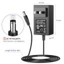 GOOVER 30W Power Supply Adapter(2 Pack), 12V DC Low Voltage Transformers,2.5A LED Light Driver, Input AC 100-240V, Class 2,UL-Listed