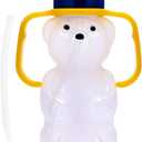 TalkTools Honey Bear Bottle Straw Cup with Handle  Dishwasher Safe, Premium Food-Grade Sippy Cup Trainer for Babies & Toddlers 4+ Months  Easy-Grip Design Helps Kids Learn to Drink from a Straw. (7 Ounces)