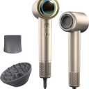 Tideway Hair Dryer Professional High-Speed Ionic Blow Dryer 110,000 RPM, Compact Hair Dryer with Magnetic Diffuser, Fast Drying with Brushless Motor Low Noise Smart Temperature Control-H11