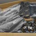 28" x 7" x 2.5" Universal Intercooler Kit with Intercooler + 2.5" 8pcs Bent Pipes + 6pcs Straight Couplers + 2pcs 90 Degrees Elbow Couplers + 16pcs Clamps Black