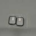 Misxi 2 Pack Hard PC Case with Tempered Glass Screen Protector Compatible with Apple Watch SE 3 (2025) SE 2 SE Series 6 Series 5 Series 4 44mm, Black