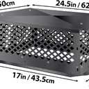 Chimney Cap, 13" x 17", Black High-Strength Alloy Steel