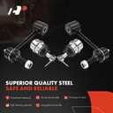 A-Premium 6Pcs Front Suspension Kit, Sway Bar Link, Upper & Lower Ball Joint, Compatible with Jeep Wrangler 2007-2017, Wrangler JK 2018
