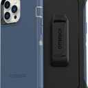 OtterBox iPhone 13 Pro Max & iPhone 12 Pro Max Defender Series Case - Fort Blue, Rugged & Durable, with Port Protection, Includes Holster Clip Kickstand