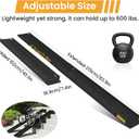 Wheelchair ramp 7FT, Lightweight, Retractable and Portable, can be Used for Wheelchair ramps, Comes with a Handbag-Black