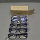 Gaoye 1.25 Professional Reading Glasses for Men for All Day - Computer Readers with Blue Light Protection - 5 Pack