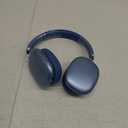 Wentronic Y01 Wireless Noise Canceling Headphones Bluetooth 5.3 Over Ear Headphones with Microphone, Hi-Res Audio, 48H Playtime, Foldable Comfortable Earpads,Compatible with iOS,Android,PC, Blue