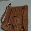 FADEON Large Crossbody Purses for Women Crossbody Bag, Designer Leather Cross Body Purses Multi Pocket Shoulder Bag (Brown Retro Style)