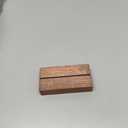 12 Pieces Wood Place Card Holders Wood Sign Table Number Stands Name Card Holder for Wedding Party Events Decoration(3 x 1.6 x 0.8 Inch, Walnut Color)