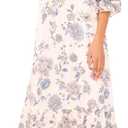 Vince Camuto V-Neck Long Sleeve Maxi (L)