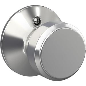 Bowery Knob Non-Turning Lock, Bright Chrome (F170 BWE 625)