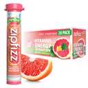 Zipfizz Daily Energy Drink Powder, Pink Grapefruit, 20 Pack | 3-in-1 Sustained Energy, Rapid Hydration, and Essential Vitamins | Sugar-Free | Electrolyte Powder | Contains Vitamin B-12 & Antioxidants (EXP 12/01/26)