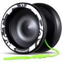 MAGICYOYO V3 Yoyo for Kids 8-12 or Above, Responsive Yoyo Professional with Dual Function, Professional Trick Yo yo for Adults with 12 Yo-yo Strings, KK Bearing, Bearing Puller, Axle,Case Bag -Black