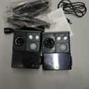 2 Packs Ultrasonic Solar Powered Animal Repeller, Cat Repellent Outdoor with USB Recharging, Waterproof Ultrasonic Deer Repellent Motion Activated Repel Dog, Squirrel, Deer, Raccoon, Skunk, Rabbit