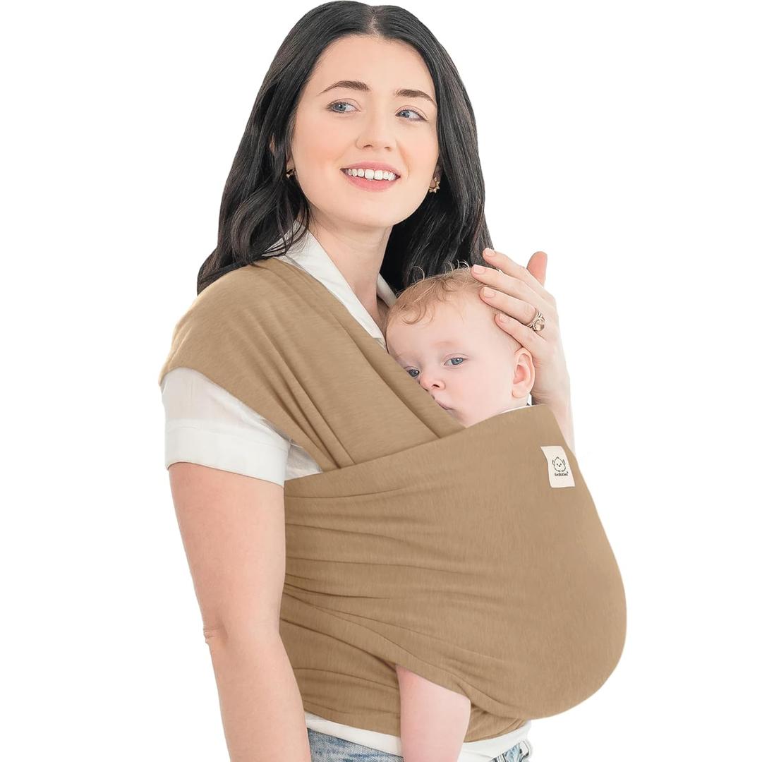 KeaBabies Baby Wrap Carrier - All in 1 Original Baby Carrier Newborn to Toddler Sling, Easy to Wear, Hands Free Bonding, Lightweight, Breathable Infant Wraps (Warm Hearth) (One Size (Pack of 1))
