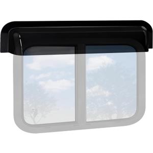 RV Window Rain Deflector Guard & Sun Visor Shade, RV Window Blade Rain Sunroof Deflector Fits 32-37 inch Wide RV Sliding&Vertical Windows,Deflects Rain and Sun Protection for Camper Van Windows