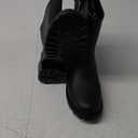 Women's Short Rain Boots Waterproof Slip On Ankle Chelsea Booties (9)