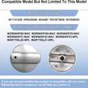 W11101439 Stove Knobs Compatible with Whirlpool Maytag Range Surface Burner Knobs MGR6600FW0 MGR6600FZ0 MGR7700LZ0, Replacements for 4534467 AP6238046 PS12074638-5 Pack
