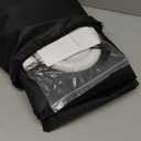 16 Ft Winter Pool Cover Above Ground Pool Cover, Easy Installation Round Pool Cover Protector, Round Hot Tub Cover Ideal for hydrophilic and Dustproof Trampoline Cover (Black)