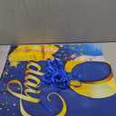 KatchOn, XtraLarge Blue and Gold Happy Birthday Banner - 72x44 Inch | Bday Backdrop Banner for Birthday Decorations | Blue Party Decoration