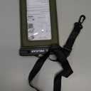 Pelican 2 Pack Marine - IP68 Waterproof Phone Pouch (Regular Size) Floating Waterproof Phone Case - Beach Cruise Ship Travel Essentials - Works with All Phones - Detachable Lanyard - OD Green