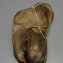 Auflaund Natural Ombre Blonde Straight Wigs Long Bob Straight Blonde Hair Wig with Side Bangs for Women + Wig Cap 21 Inch