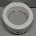 Carex Toilet Seat Riser, Elongated Raised Toilet Seat Adds 3.5 inches to Toilet Height, for Assistance Bending or Sitting, 300 Pound Weight Capacity Toilet Riser