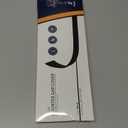 Lindas Essentials Silicone Stove Gap Covers (2 Pack), Heat Resistant Oven Gap Filler Seals Gaps Between Stovetop and Counter, Easy to Clean Stove Gap Guard (21 Inches, Black)