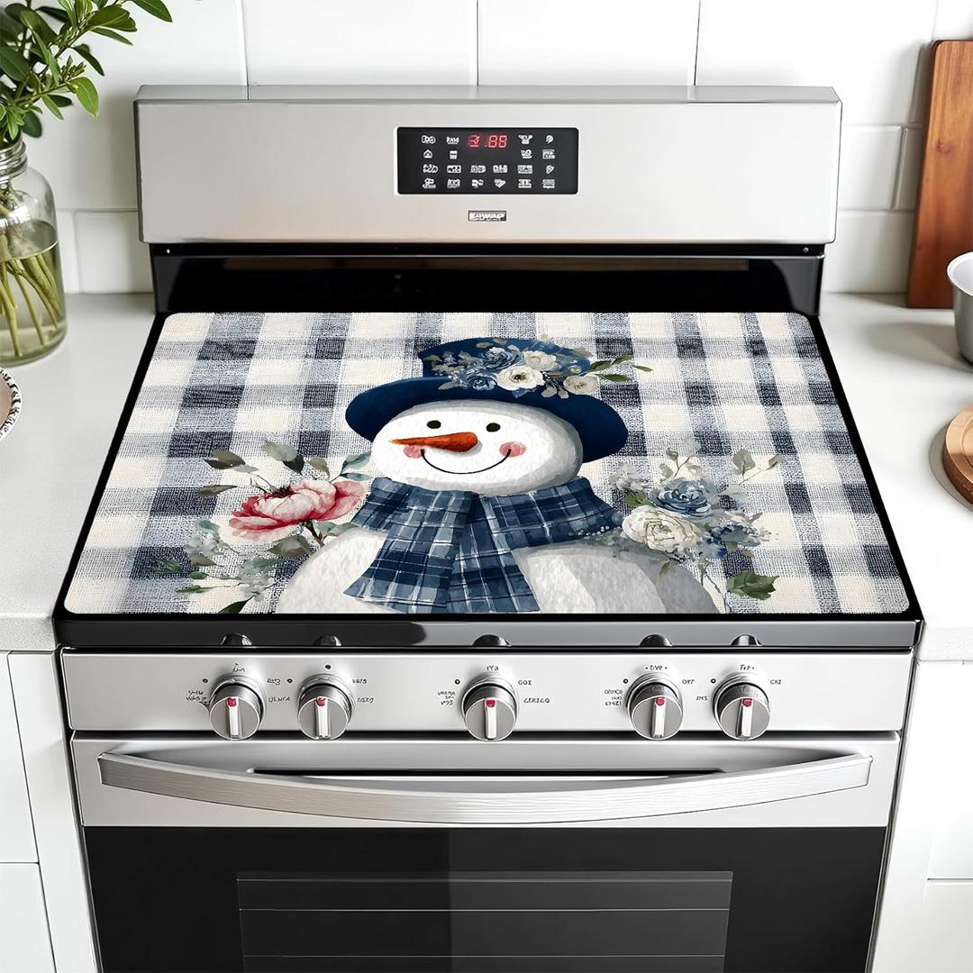 Stove Cover for Electric Stove: 28''20'' Foldable Top Protector Cover Anti-Slip Coating Expands Usable Space, Suitable for Kitchen (AAI-JC0154)