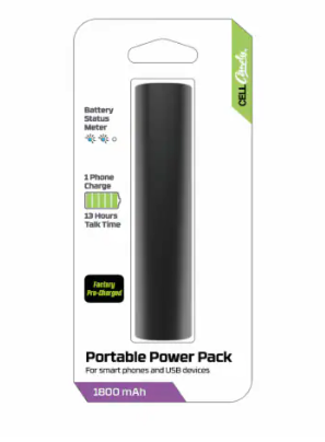 CELL CANDY Portable Power Pack 1800 mAh
