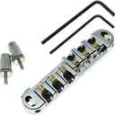 Chrome LP Electric Guitar Tune-o-matic Roller Saddle Bridge for Les Paul SG