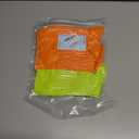 Women's Neon Scrunch Crew Socks 80s 90s Retro 3-Pack Cotton Stacked Boot Calf Cozy Ribbed Slouchy Socks Size 5-10 (1-white/Neon Green/Neon Orange)