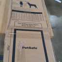 PetSafe Doggy Door for Sliding Glass Doors, Adjustable Height 75 7/8" to 81", No-Cut DIY Install, Aluminum Panel, Ideal for Renters, for Medium Dogs Up to 40 lb., (White, Medium)
