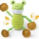 DELOMO Dog Toys for Large Dogs: Tug of War Dog Toys with 5 Squeakers - Tough Plush Dog Chew Toys for Small,Medium,Large Breed