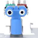 AMI PARTS WR57X33326 WR57X10032 Refrigerator Water Inlet Valve WR57X33326 Dual Solenoid Valve Fit for ge Refrigerator replace WR57X10040 ap3192626 WR57X10064