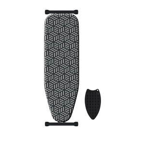 caius Ironing Board, Compact and Space Saver Full Size Ironing Board, Extra Wide Ironing Area with Extra Thick Heavy Duty Padded Cover, Stable Structure, Easy to Fold