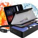 Fireproof Document Bag Waterproof Box for Home Safe, Fire Proof File Box for Documents Fireproof Money Bag, Fireproof Safe with Lock for Laptop, Files, Certificates, Passport, Important Paperwork