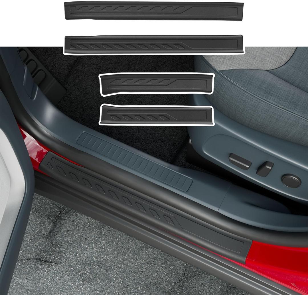 Door Sill Protector Compatible with 2022-2025 Ford Maverick Exterior Door Sill Protection Replacement for 2022 2023 2024 2025 Ford Maverick Accessories