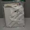 Lush Decor Farmhouse Stripe Cotton Shower Curtain, 72" W x 72" L, Red - Striped Bathroom Curtain - Fabric Shower Curtains - Farmhouse Bathroom Decor