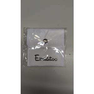 Microfiber Pouch 8x8cm Bulk Jewelry Packaging Bags Small Gift Pouches Mini Gift Bag Envelope Style with Snap Button (Gray)