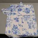 KUTUMAI Women Off Shoulder Bodycon Maxi Long Dress Mesh Ruched Elegant Formal Wedding Guest Dresses (Small, Bluefloral)