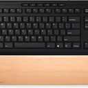 HomeDo Wooden Wrist Rest for Mechanical Keyboards, Support pad for Palm, Ergonomic Rest for Typing and Gaming,Palm Rest,Hand Rest (Beech,14.17x3.15(87 Key 80%))