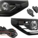 labwork 1 Pair Fog Lights Lamps Assembly Replacement for Nissan Pathfinder 2017-2019 Driving Fog Lights Lamps with Bulbs Fog Light Covers Harness Switch Kit